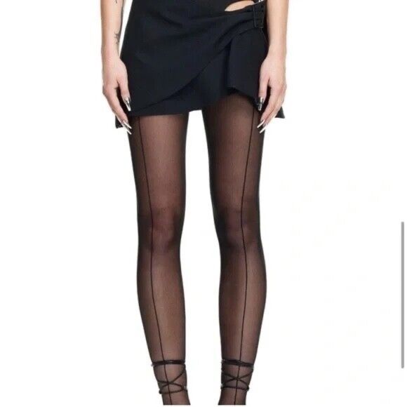 NWT Mugler x H&M Wool Mini Skirt 18 Night Out Going Out Wear Classy Skirt - Picture 5 of 10